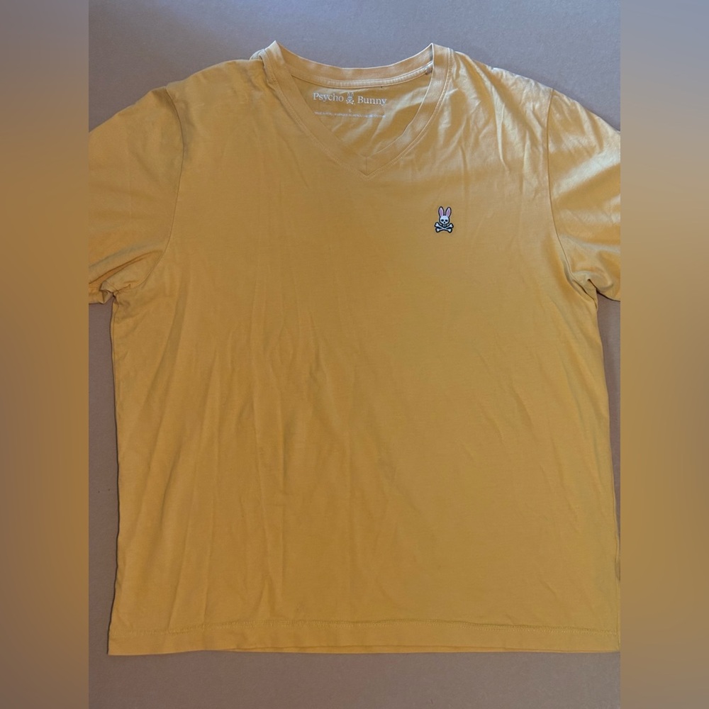 Psycho bunny faded orange womans Shirt Size 5